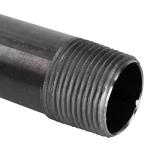 STZ 1/2 in. x 4 ft. Black Steel Schedule 40 Cut Pipe (306 12X48)