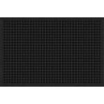TrafficMaster Black Embossed Squares 24 in. x 36 in. Mat (60249300124x36)