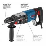 Bosch 1-1/8 in. Corded SDS-Plus Variable Speed Concrete/Masonry Rotary Hammer Drill with 8.5 Amp Motor and Carrying Case