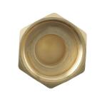 Everbilt 1/2 in. x 3/8 in. Female OD Compression Brass Reducing Coupling Fitting (800899)