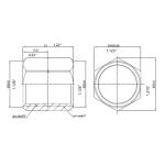 Everbilt 3/4 in. FIP Brass Coupling Fitting (801929)