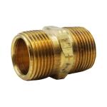 Everbilt 3/4 in. x Close MIP Brass Hex Nipple Fitting (802459)