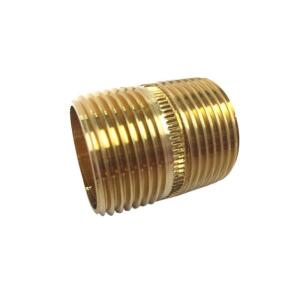 Everbilt 1/4 in. x Close MIP Brass Nipple Fitting (802629)
