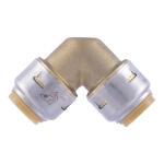 SharkBite Max 1/2 in. Brass Push-to-Connect 90-Degree Elbow Fitting Pro Pack 4-Pack (UR248J4)