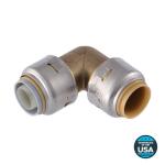 SharkBite Max 1/2 in. Push-to-Connect Brass 90-Degree Polybutylene Conversion Elbow Fitting (UR4248A)
