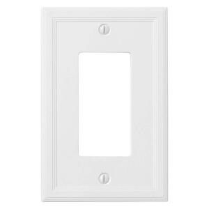 Hampton Bay 1 Gang - Bright White GFCI Decorator Wall Plate (1 Pack) - SWP1103-18
