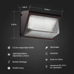 Feit Electric 4000/6000/8000 Lumen Select Integrated LED Selectable 5CCT Bronze Dusk to Commercial Wall Pack Light (S13CWPK5CCTLSBZ)