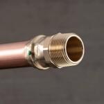 Viega ProPress 1 in. Press x 1 in. MPT Zero-Lead Bronze Adapter (77400)