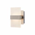 Home Decorators Collection Alberson 5 in. Brushed Nickel 2-Light LED Sconce (28616-HBUR)