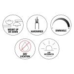 Home Decorators Collection Alberson 5 in. Brushed Nickel 2-Light LED Sconce (28616-HBUR)