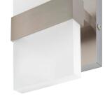 Home Decorators Collection Alberson 5 in. Brushed Nickel 2-Light LED Sconce (28616-HBUR)