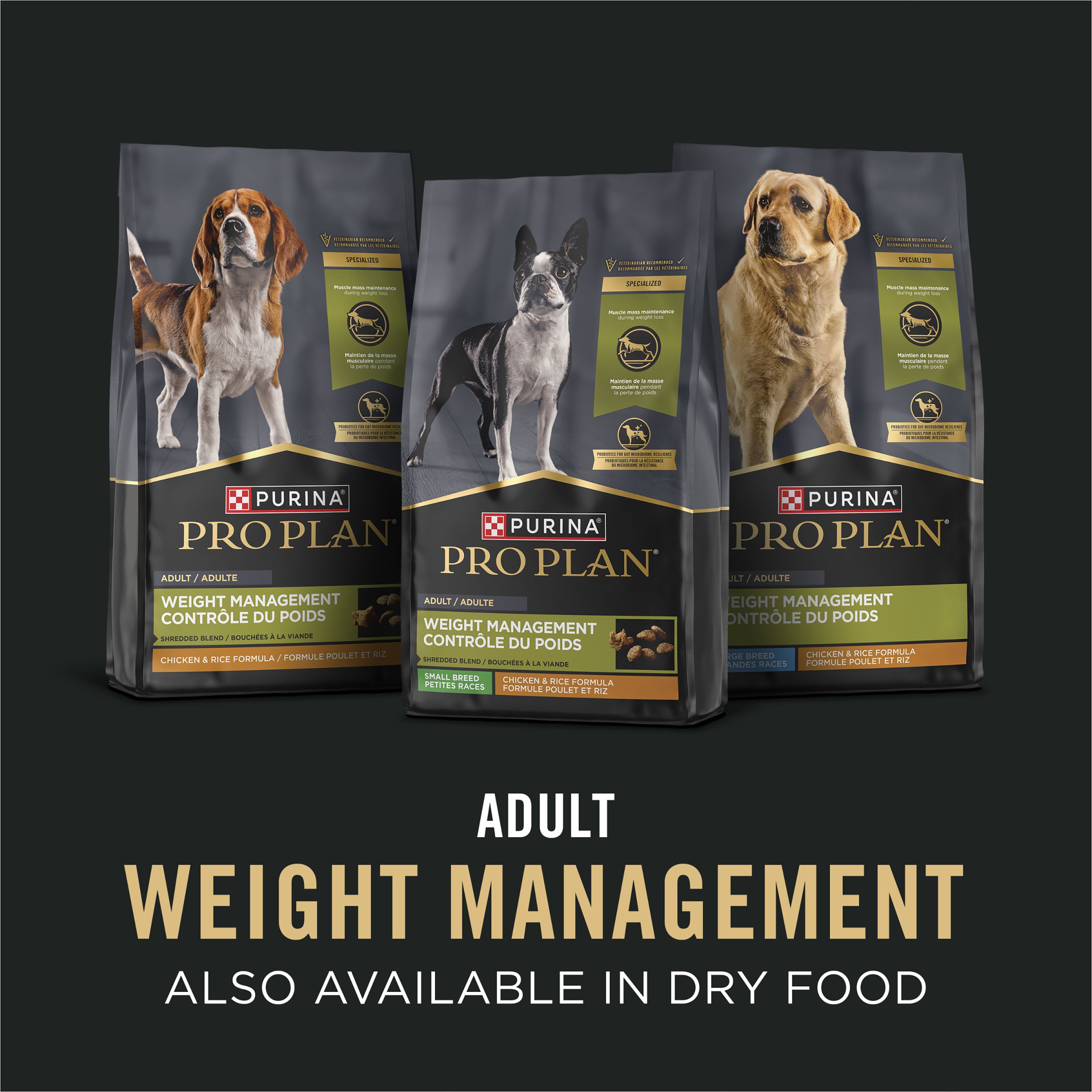 Purina Pro Plan Weight Management Adult Dog Wet Food - Beef & Rice Entree, - Image 8