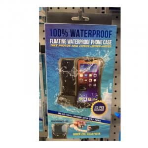 100% Waterproof Floating Phone Case Brown