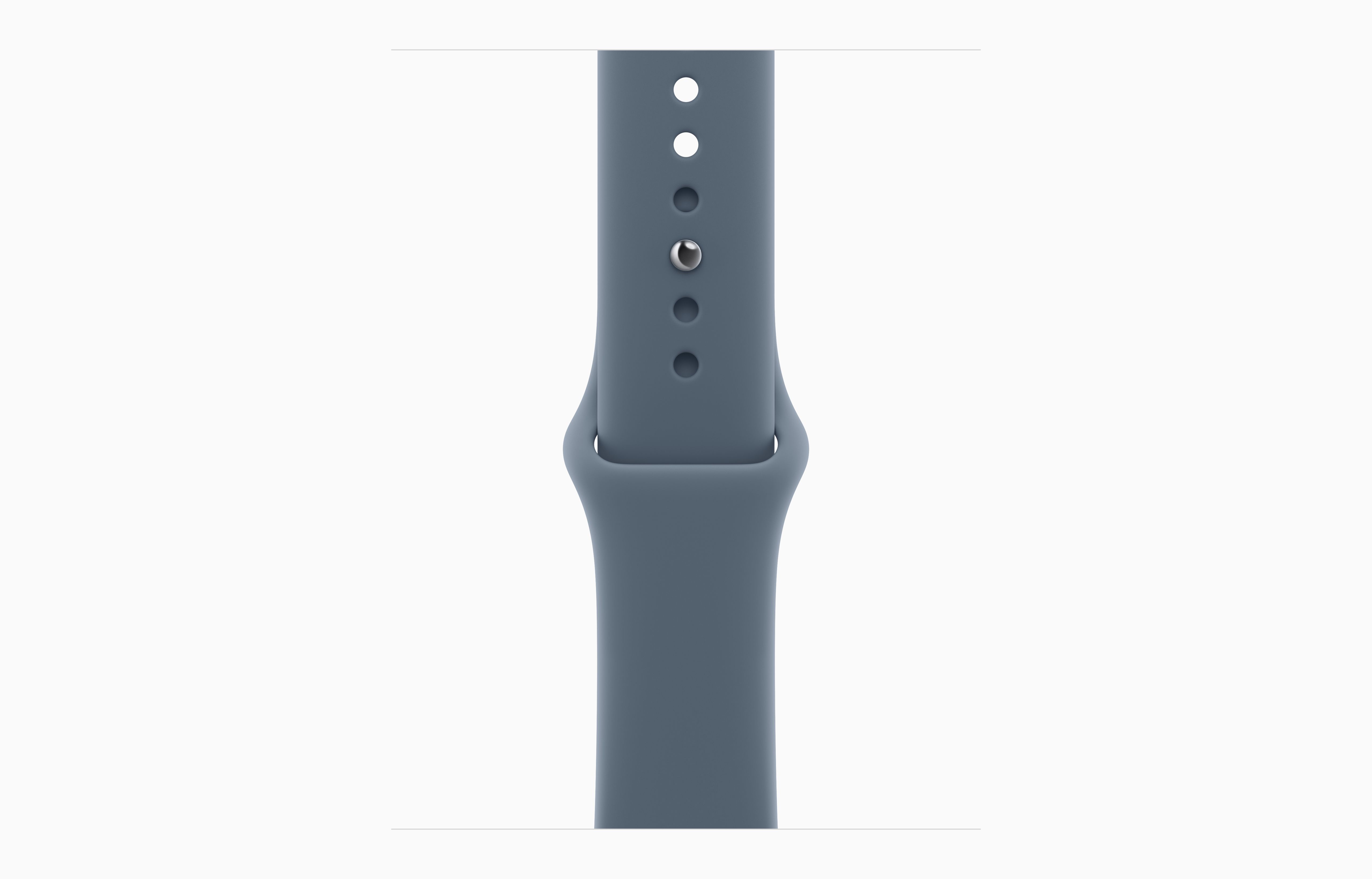 Apple Watch Series 11 Aluminum GPS – Silver (Anchor Blue Sport Band) - Image 3