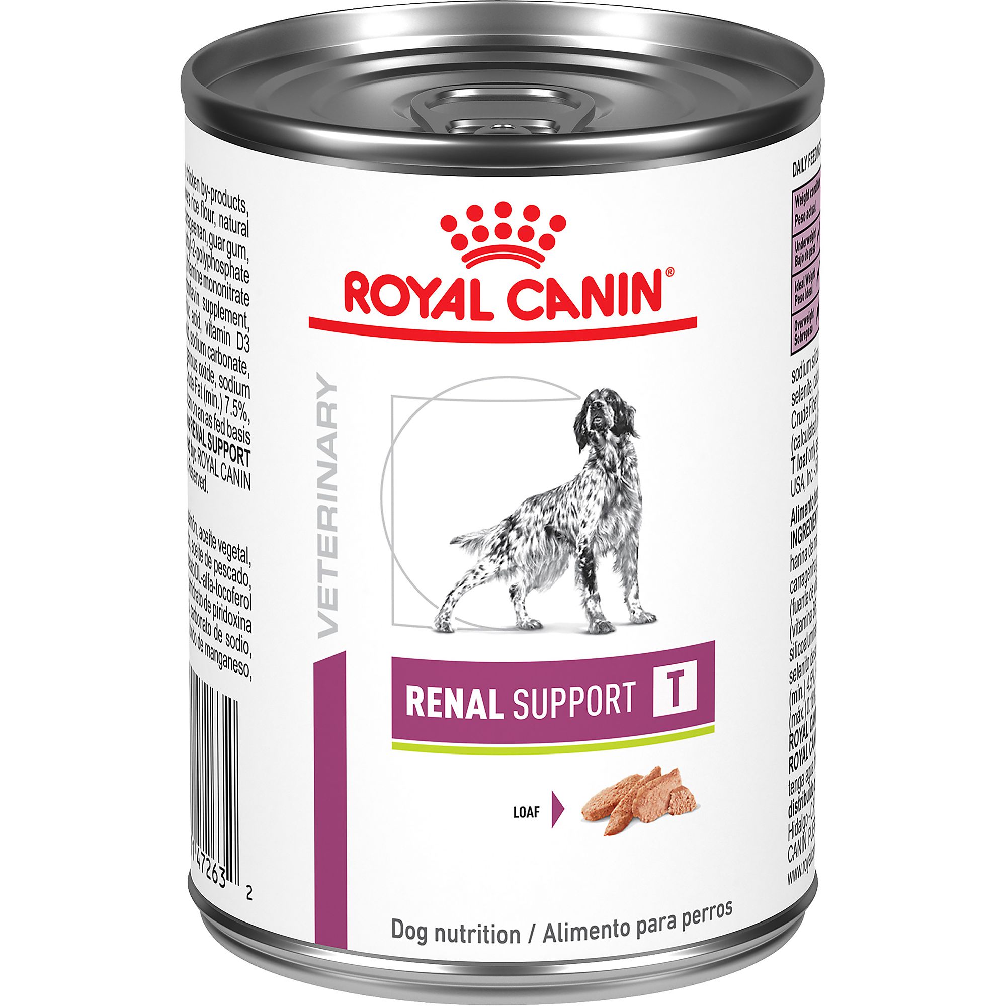 Royal Canin® Veterinary Diet Canine Renal Support T Adult Wet Dog Food Loaf - Image 2