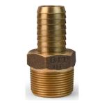 Everbilt MPT X 1 in. Barb Brass Reducing Adapter Fitting 1-1/4 in.