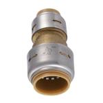 SharkBite Max 3/4 in. x 1/2 in. Push-to-Connect Brass Reducing Coupling Fitting #UR058A