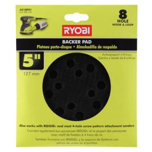 RYOBI 5 in. Backer Pad for Orbital Sanders