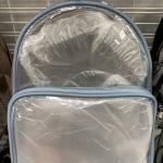 Women's Mini Clear Backpack Blue