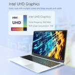 KUU 15.6" FHD Laptop, Intel Alder Lake N95, 16GB RAM, 512GB SSD, Backlit Keyboard, Windows 11 Pro