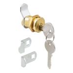 Prime-Line Brass Plated 3 Cam 5-Pin Mailbox Lock