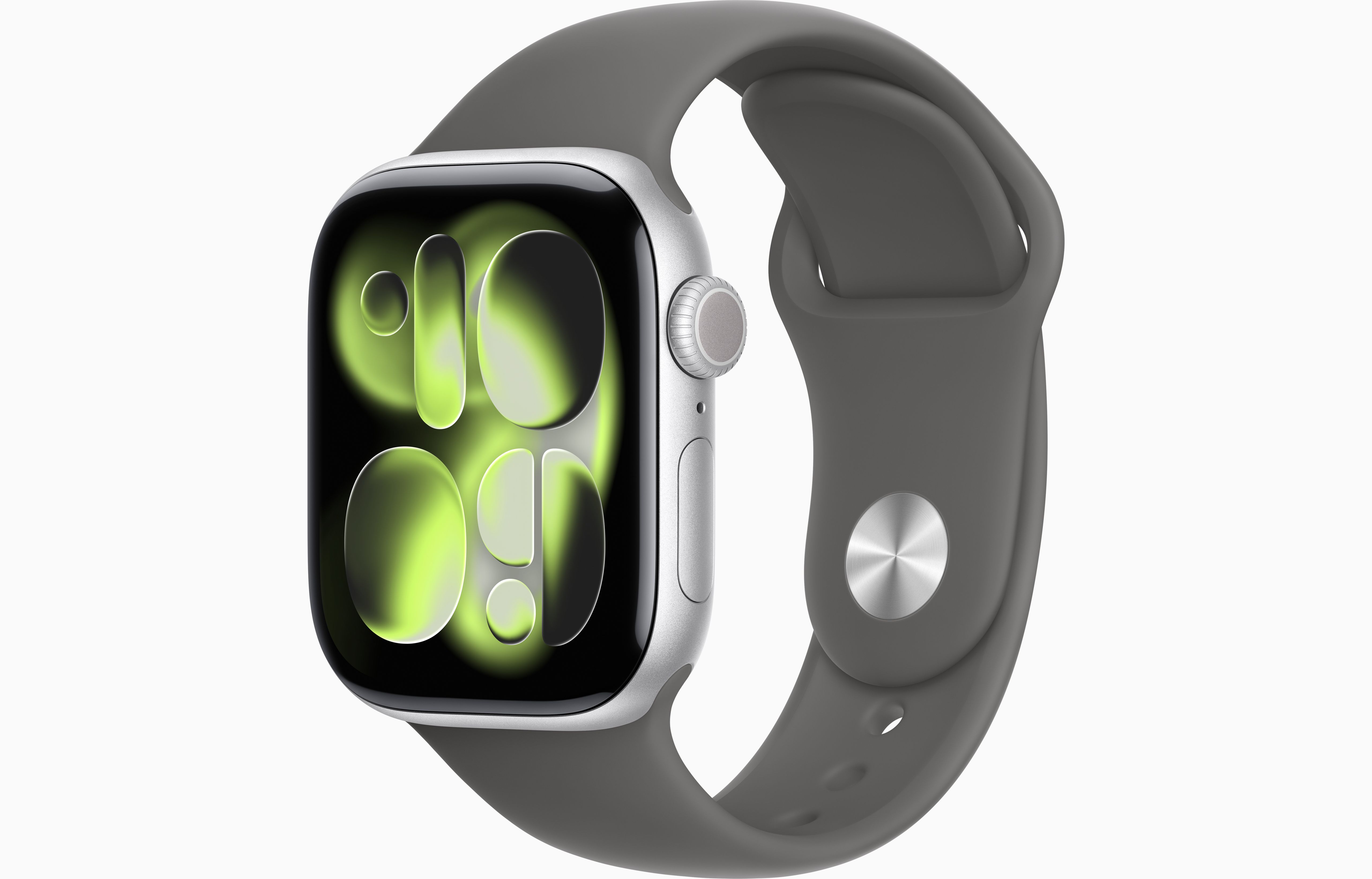 Apple Watch Series 11 Aluminum GPS – Silver (Stone Gray Sport Band)