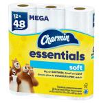 Charmin Essentials Soft Toilet Paper (12 Mega Rolls) (003077203154)