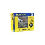 BRASSCRAFT MFG CO INC 1/2 in. Press Connect Inlet x 3/8 in. Compression Outlet 1/4 Turn Angle Valve (G2CP19X C1)