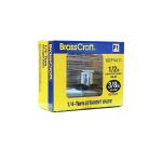 BRASSCRAFT MFG CO INC 1/2 in. Press Connect Inlet x 3/8 in. Compression Outlet 1/4 Turn Straight Valve (G2CP14X C1)