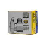 BrassCraft 1/2 in. Crimp PEX Barb Inlet x 3/8 in. Compression Outlet Angle Valve (G2BRPX19X C1)