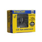 BrassCraft 1/2 in. Crimp PEX Barb Inlet x 3/8 in. Compression Outlet Angle Valve (G2BRPX19X C1)