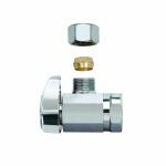 BrassCraft 1/2 in. FIP Inlet x 3/8 in. Compression Outlet 1/4-Turn Angle Valve (G2R17X C1)