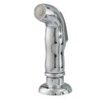 Delta Foundations 2-Handle Kitchen Faucet with Side Sprayer in Chrome – Standard Model (21988LF)