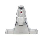 Glacier Bay Aragon 4 in. Centerset Single-Handle Low-Arc Bathroom Faucet in Polished Chrome (HD67100W-6301)