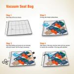 Pratt Retail Specialties Large Clear Plastic Vacuum Space Saver Storage Bag (HDVACSTORLG)