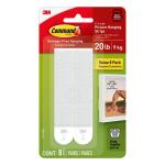 Command 20 Lb XL Heavyweight Picture Hanging Strips, White, Damage Free Decorating, 8 Pair (17217-8ES)