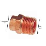 Everbilt 3/4 in. Copper Pressure C x MPT Male Adapter (C604)