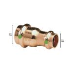 Viega ProPress 3/4 in. x 1/2 in. Press Copper Reducer (77270)