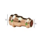 Viega ProPress 1 in. x 3/4 in. Press Copper Reducer (77305)
