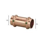 Viega ProPress 1 in. Press Copper Coupling No Stop (77495)