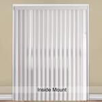 Home Decorators Collection Crown White Cordless Room Darkening Vertical Blinds for Sliding Doors Kit with 3.5 in. Slats - 66 in. W x 84 in. L (10793478806102)