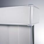 Home Decorators Collection Crown White Cordless Room Darkening Vertical Blinds for Sliding Doors Kit with 3.5 in. Slats - 104 in. W x 84 in. L (10793478805044)