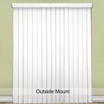 Home Decorators Collection Crown White Cordless Room Darkening Vertical Blinds for Sliding Doors Kit with 3.5 in. Slats - 104 in. W x 84 in. L (10793478805044)