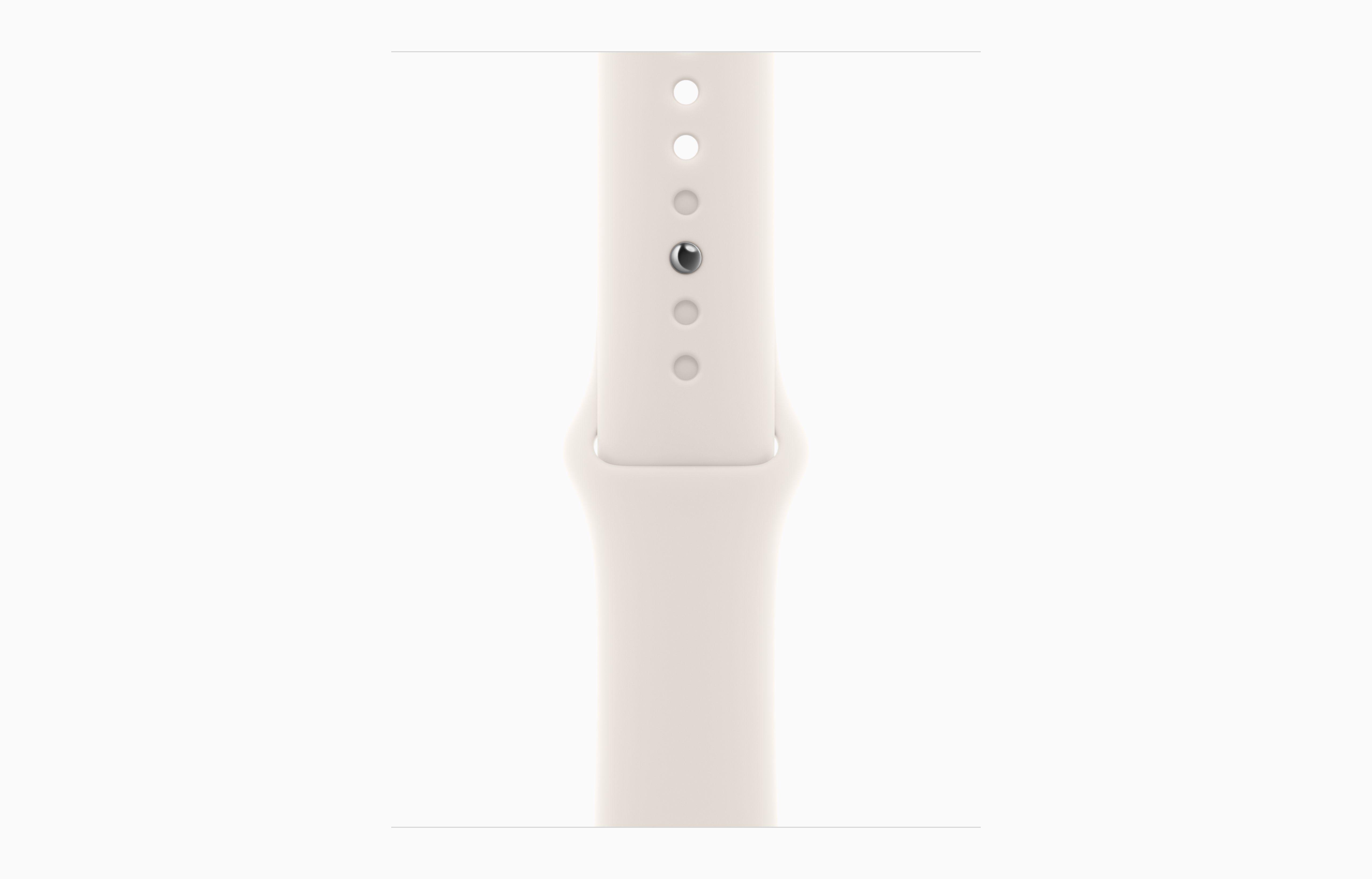 Apple Watch Series 11 Aluminum GPS – Silver (Starlight Sport Band) - Image 3