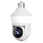 Sight Bulb - Motion Detecting 360-Degree Indoor/Outdoor Wi-Fi Home Security Camera with Light