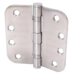 Everbilt Commercial Grade with Ball Bearing Hinge 4 in. x 5/8 in. Radius Stainless Steel