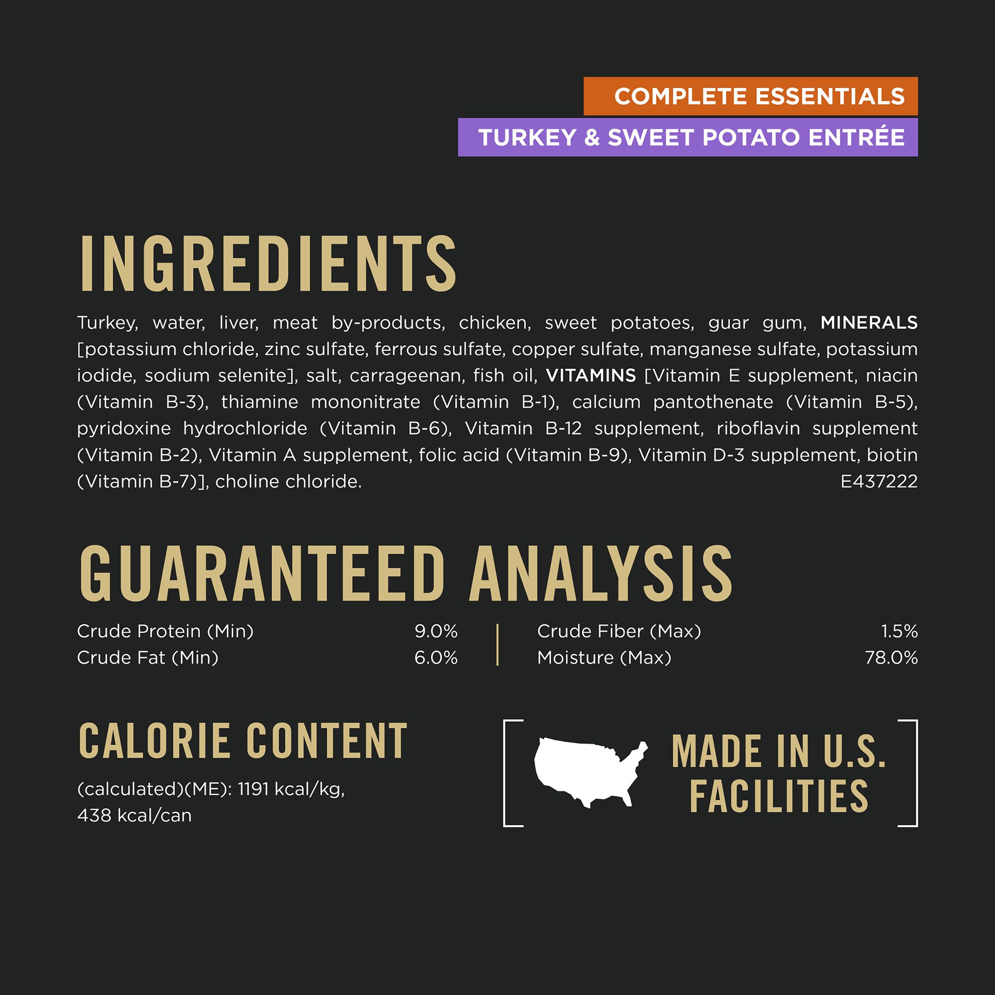 Purina Pro Plan Complete Essentials Grain-Free Adult Wet Dog Food – Turkey & Sweet Potato - Image 7