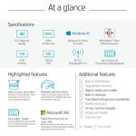 HP 15.6" (Athlon N3050, 4GB RAM, 128GB SSD), Win 10 S, Rose Gold + Mouse & Sleeve (15-ef1073wm)