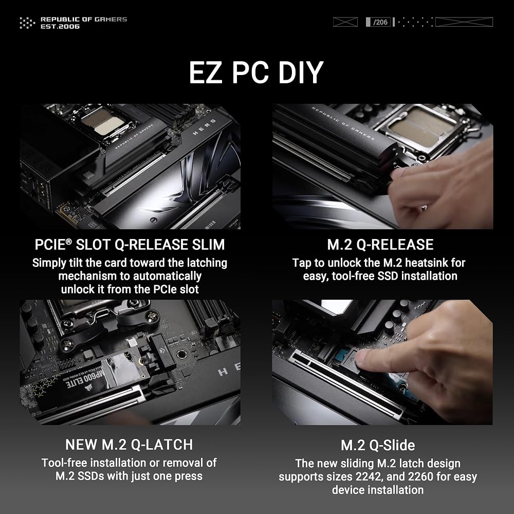 ASUS ROG Crosshair Hero AMD X870E AM5 ATX Motherboard - Image 5