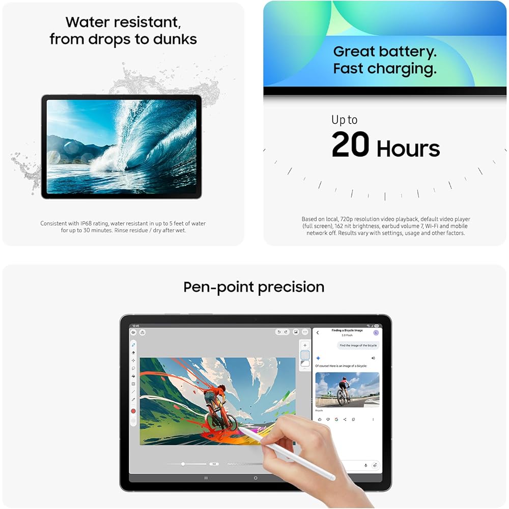 Samsung Galaxy Tab S10 FE Wi-Fi  Android Tablet - Image 4